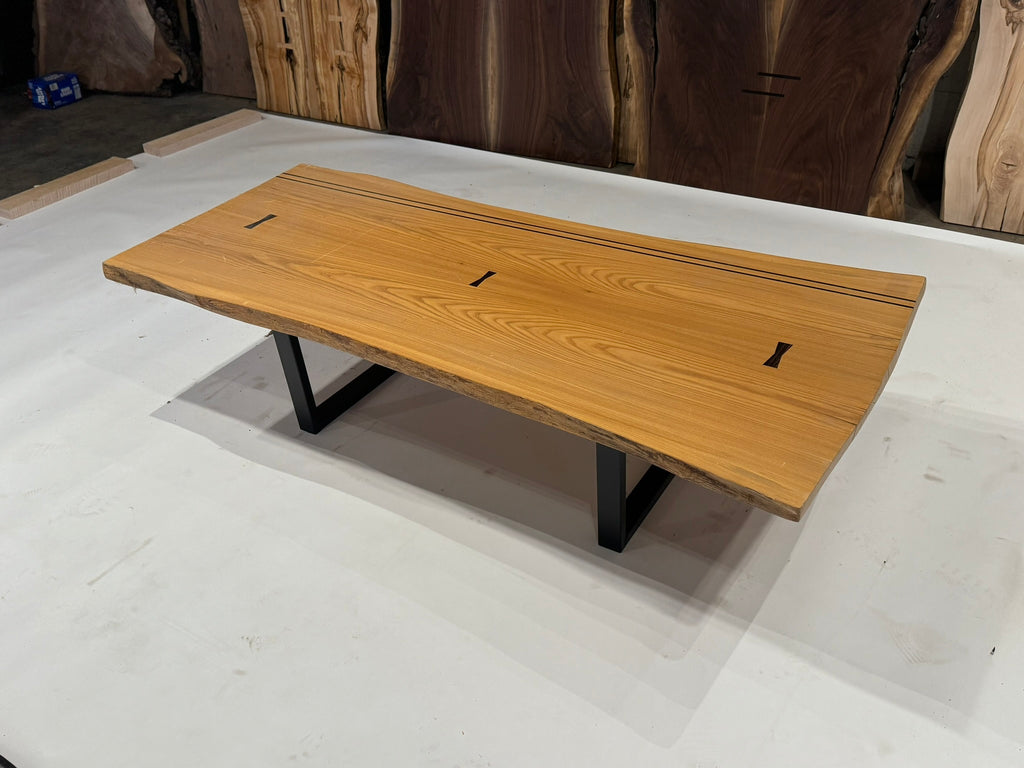 Red Elm Embellished with Macassar Ebony