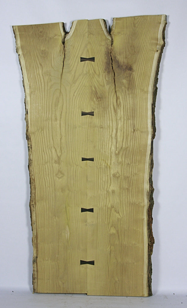 Live Edge Dining Table: Mulberry & Macassar Ebony