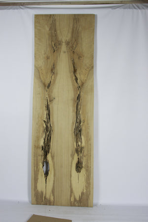 Live Edge Book Match Slab: Old Growth Red Oak