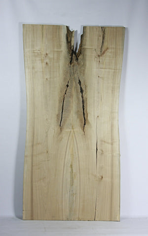 Live Edge Book Match Slab: Figured Silver Maple