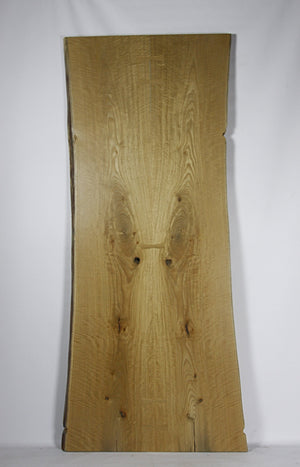 Live Edge Dining Table: Curly Sassafras with Curly Sassafras
