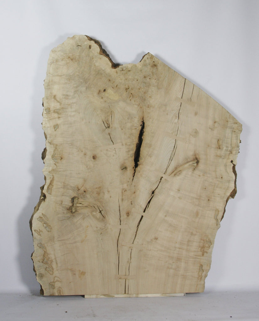 Live Edge Dining Table: Giant Maple Burl & Maple Burl